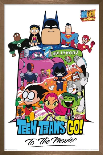 Vista 15 de Trends International DC Comics Movie Teen Titans Go! To The Movies - Póster de pared de collage, 22.4 pulgadas de largo x 14.7 pulgadas, versión