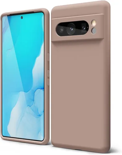 Vista 90 de oakxco para Google Pixel 6A Funda de teléfono de silicona líquida, diseño estético lindo y delgado para mujer y niña, cubierta de gel suave, lisa