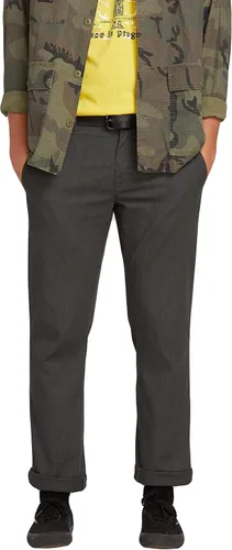 Vista 24 de Volcom Frickin - Pantalón chino elástico moderno para hombre, pantalones de sarga elásticos para uso diario Negro