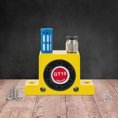 Vista 7 de Vibrador de turbina neumática GT10, Vibrador de turbina de aire industrial, Vibradores de turbina de alta velocidad de alta velocidad