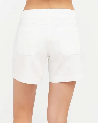 Vista 6 de oidhche Forlair - Pantalones cortos de sarga elástica con bolsillos para mujer, estilo Lawore