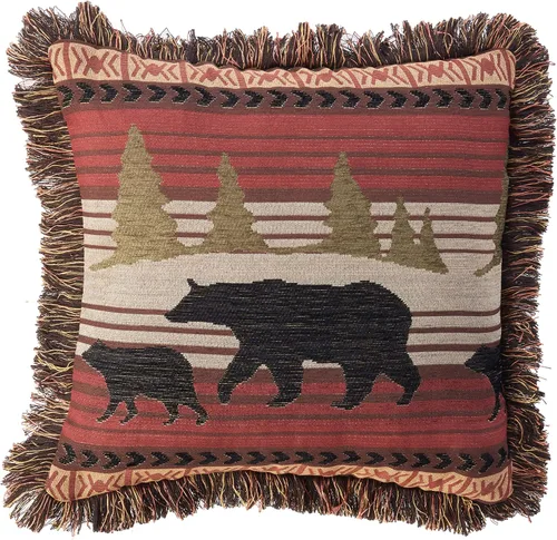 Vista 2 de Carstens, Inc Ontario Wilderness - Juego de ropa de cama de 5 piezas, Queen, Queen, Queen (JB6643)
