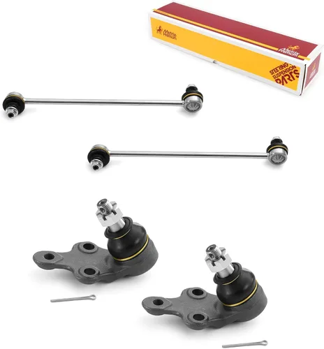 Vista 23 de Metrix Premium Chassis Parts - Juego de 4 piezas de articulación de rótula superior y barra estabilizadora delantera para Ford Ranger RWD 1998-2011