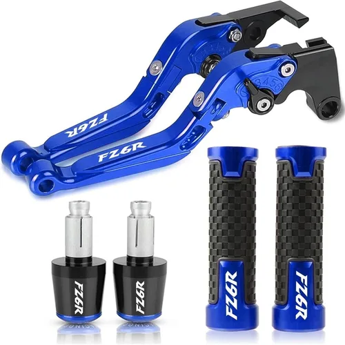 Vista 26 de Palancas de embrague de freno de motocicleta para manillar Yamaha FZ6R FZ 6R FZ-6R 2009 2010 2011 2012 2013 2014 2015 2016 2017 (Color : 1)