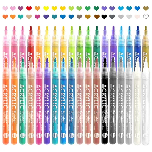 Vista 20 de IONSGAKO Juego de bolígrafos de arte de uñas de 12 colores, bolígrafos de esmalte de uñas, bolígrafo de dibujo de arte de uñas, secado rápido
