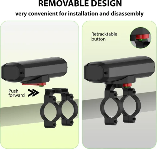 Vista 3 de Luces de bicicleta, luz de bicicleta súper brillante de 8000 mAh, 2600 lúmenes, 5 LED, recargable, faro, impermeable, 4 modos, función de banco