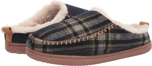Vista 7 de Dearfoams Alpine Bern - Pantuflas tipo zueco para hombre