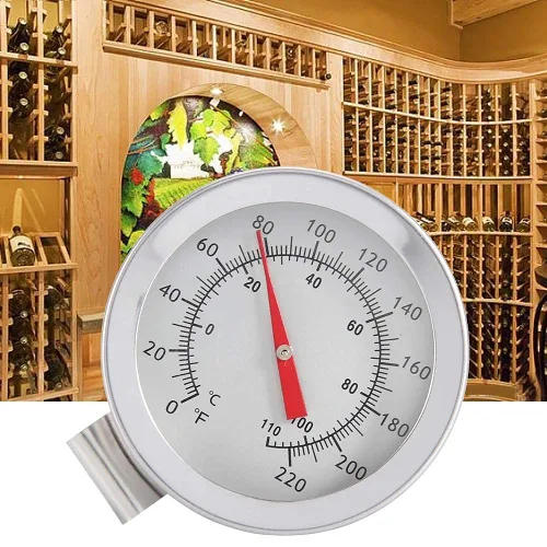 Vista 5 de Termómetro de vino de hervidor de agua con clip en el dial Termómetro Home Brew Vino BierherThermometer