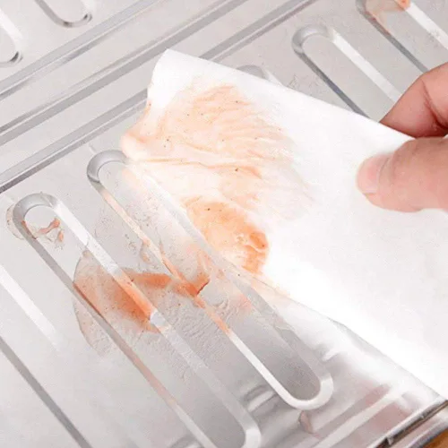 Vista 6 de 2 piezas desechables de protección contra salpicaduras de aceite de papel de aluminio para estufa de gas, tablero de pantalla de salpicaduras
