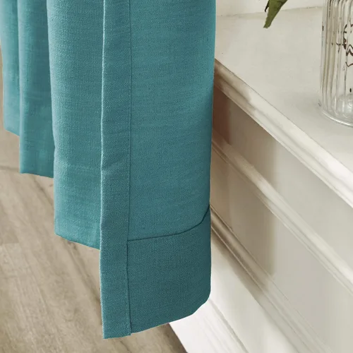 Vista 181 de Frelement Cortinas plisadas de lino de algodón de 100 pulgadas de ancho y 102 pulgadas de largo, cortinas con reducción de ruido para sala