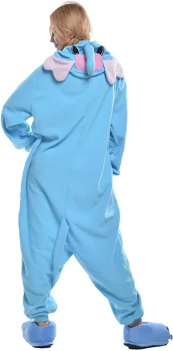 Vista 3 de NEWCOSPLAY Pijama de una pieza para adultos, disfraz de cosplay de una pieza