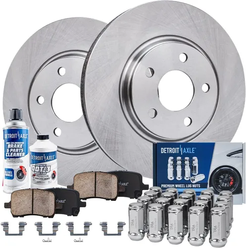 Vista 66 de Detroit Axle - Rotores de freno para Ford Mustang 2015 2016 2017 2018 2019 2020 2021 2022 2023 Rotores de freno de disco 2016 2017 2018 2019