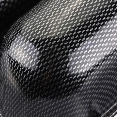Vista 5 de ESUPPORT de fibra de carbono 2" 52mm resistente universal con dos orificios para montar medidores de tablero en auto