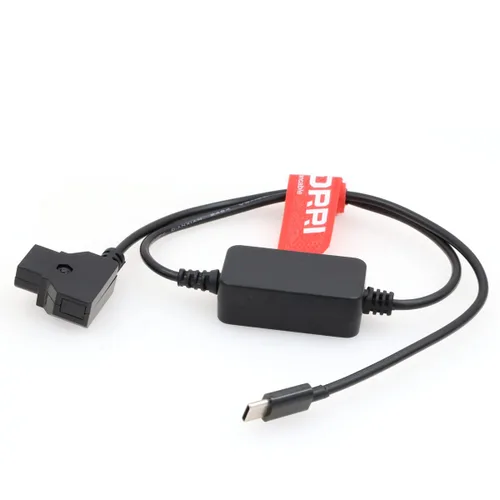Vista 2 de D-Tap a cable de alimentación de salida USB tipo C de 5 V regulado para equipos de audio/cine (cable USB-C de 5 V)