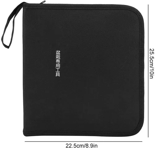 Vista 5 de Bolsa de herramientas de bonsái de jardín portátil Scissor Shear Cutter Bag
