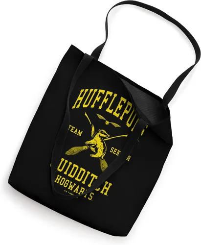 Vista 2 de Harry Potter Bolsa de mano con logotipo de buscador de Quidditch de Hufflepuff