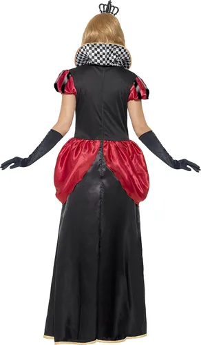 Vista 3 de Smiffys Disfraz de reina roja real para hombre, Rojo