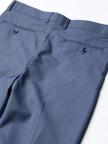 Vista 2 de Isaac Mizrahi Pantalones de vestir ajustados con textura de pájaro para niños