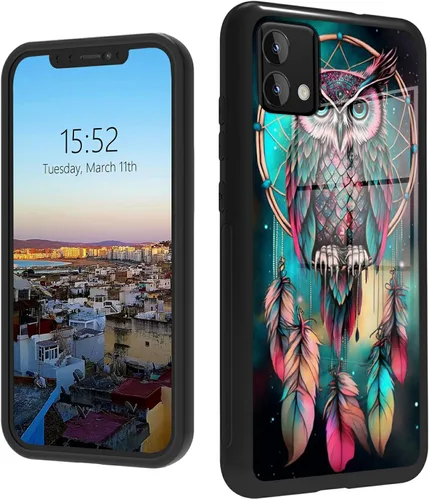 Vista 203 de Funda para Motorola Moto G Stylus 5G 2021 de vidrio templado, funda negra con diseño de mujer negra africana para mujeres y hombres, antiarañazos, a