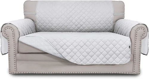 Vista 132 de Easy-Going - Funda reversible para sofá, resistente al agua, con varillas de espuma y correas elásticas, protector de muebles para mascotas y perros