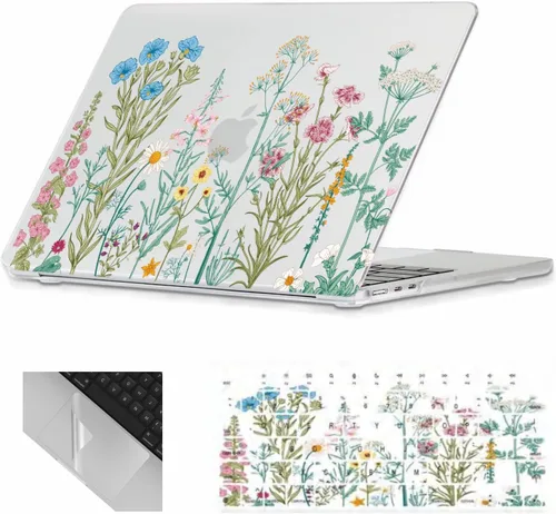 Vista 23 de Se7enline Funda compatible con MacBook Neo de 13 pulgadas 2026 A3404, diseño estético, bonita carcasa rígida femenina, cubierta de teclado