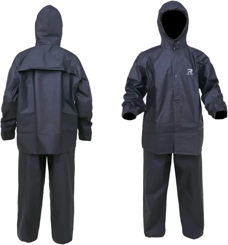 Vista 4 de Ultra-Lite Rain Suit for Men Women Waterproof Protective Rain Coat with Pants 2 Pieces Rain Gear