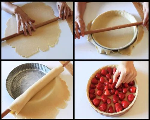 Vista 4 de Rodillos para hornear pizza y masa, rodillo de pasta de mango resistente de madera dura, rodillos de masa para pizza, herramientas de utensilios