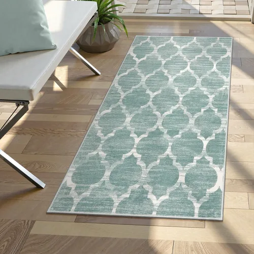 Vista 34 de Lahome Alfombras marroquíes lavables de 2 x 3 pies, alfombra de área pequeña de 2 x 3, antideslizante, alfombra de cocina, suave, no desprende