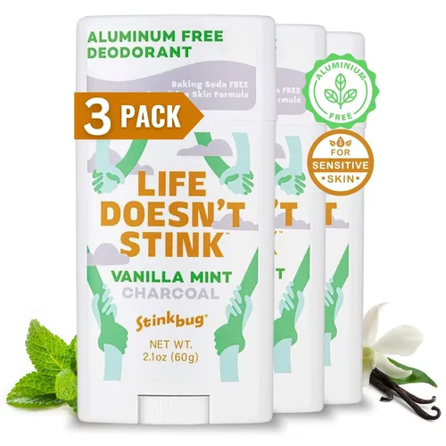 Vista 25 de Stinkbug Naturals - Desodorante orgánico sin aluminio con aceite de coco y aceites esenciales, sin parabenos, desodorante para piel sensible, 2.1