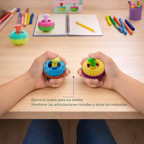Vista 5 de Juguetes sensoriales de silicona para niños y adultos, 4 juguetes sensoriales para aliviar el estrés para autismo, TDAH, ansiedad, artilugios