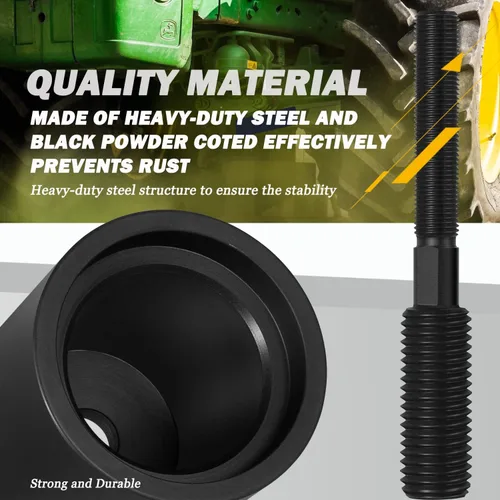 Vista 4 de Camoo Instalador de engranajes de cigüeñal y sello de cigüeñal delantero apto para motores John Deere 1039, 4045, 6059 y 6068 alternativos JDG954B