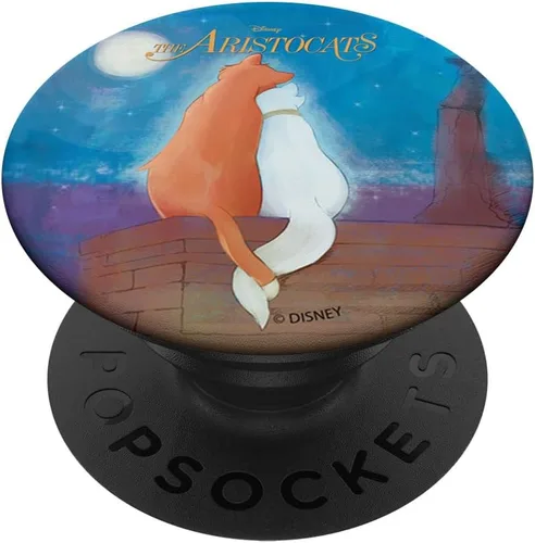 Vista 6 de Disney The Aristocats - PopSockets MagSafe PopGrip con logotipo de retrato en acuarela para iPhone