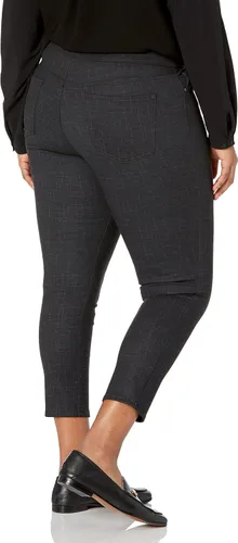 Vista 2 de Gloria Vanderbilt Pantalón ajustado Avery Ponte para mujer, Lyons Crosshatch Plaid