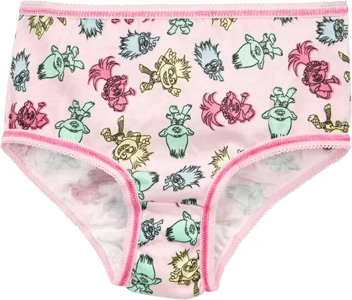 Vista 2 de Trolls Ropa interior para niñas, paquete de 5