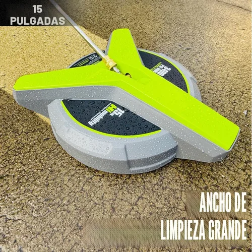 Vista 7 de HiClean Limpiador universal de superficie de 15 pulgadas con ruedas