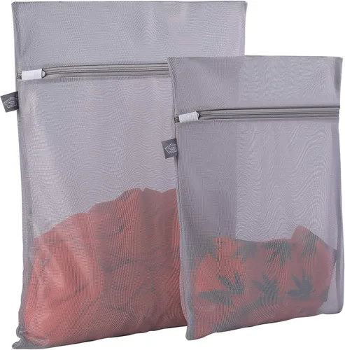 Vista 11 de Bolsa de lencería para lavar delicados, bolsas grises para ropa delicada, 5