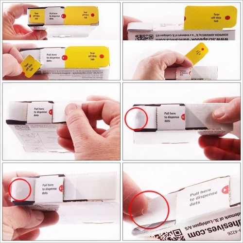 Vista 4 de Scrapbook Adhesives by 3L 01306 Micro Puntos Adhesivos, Permanente.12
