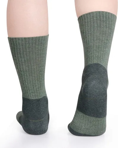 Vista 3 de YUEDGE Calcetines deportivos de entrenamiento para hombre calcetines acolchados con mecha de humedad calcetines acolchados de trabajo para hombres