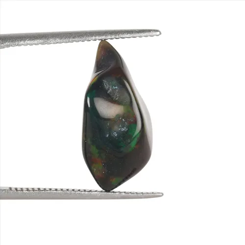Vista 5 de GEMHUB Piedra preciosa natural de ópalo de fuego de 3.35 quilates, piedra de cristal de ópalo de fuego etíope certificada por EGL, para colgantes