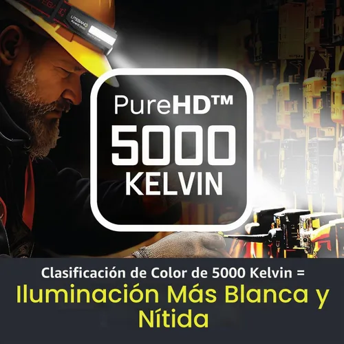 Vista 3 de LITEBAND - Paquete de faros LED multihaz, 2500 lúmenes, 210° de ancho + haz