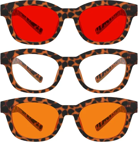 Vista 345 de Eyekepper Gafas de luz azul para hombre y mujer, paquete de 6 lentes Pilot Paquete de 6 color mezclado