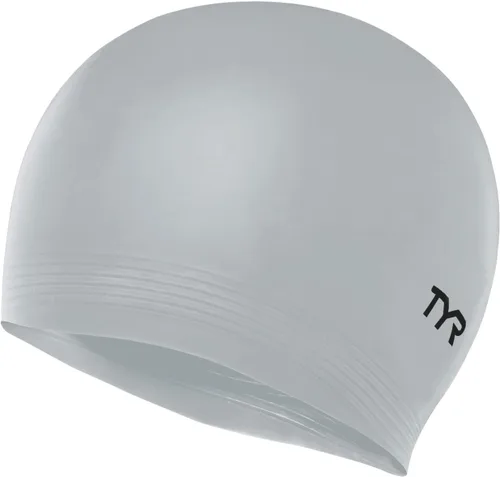 Vista 7 de TYR Gorro de natación de látex para adultos para mujeres y hombres, sombrero de natación de entrenamiento y recreación con una construcción de látex