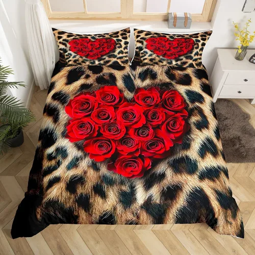 Vista 21 de Funda de edredón de caballo blanco y marrón, juego de ropa de cama 3D de animales de granja occidental para niñas y niños, funda de edredón