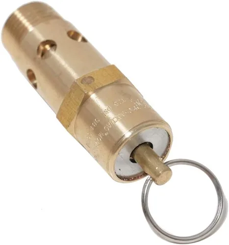 Vista 2 de Válvula de presión de alivio de seguridad del compresor de aire NPT1/2" 175PSI