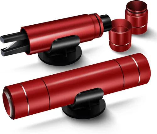 Vista 8 de Martillo para Romper Ventanas de Coche y Cortador de Cinturón de Seguridad, Martillo de Seguridad para Coche 2 en 1, Rompevidrios Multifuncional