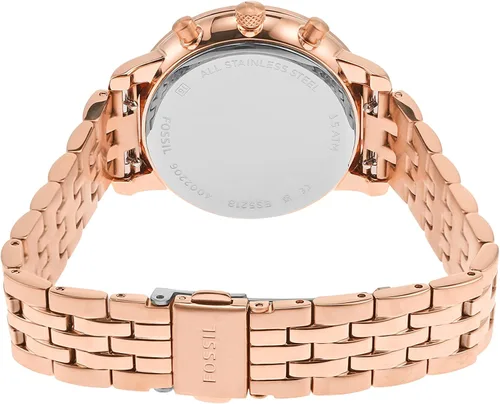 Vista 3 de Fossil Neutra - Reloj cronógrafo de cuarzo de acero inoxidable para mujer