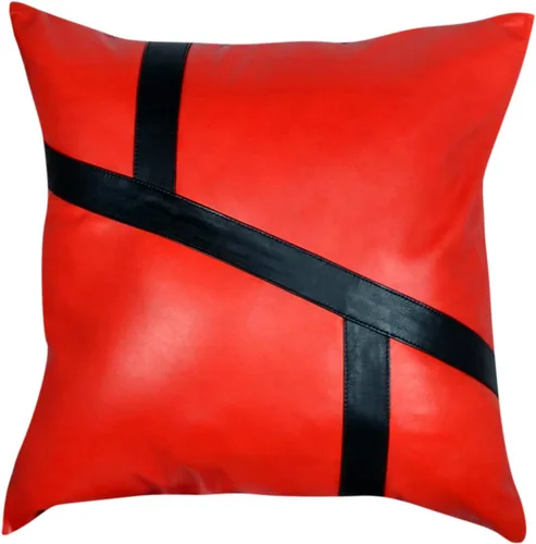 Vista 50 de LL LEATHER LOVERS Funda de almohada de piel de cordero - Funda de cojín para sofá, fundas decorativas para sala de estar y dormitorio, 20 x 20 Negro