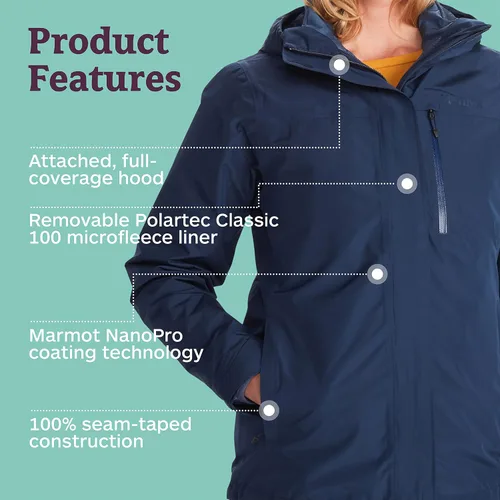 Vista 4 de MARMOT Chaqueta Ramble Component para mujer