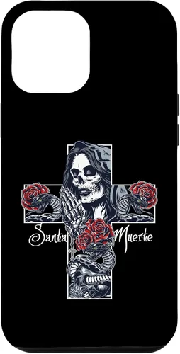 Vista 26 de Funda con diseño de calavera de Santa Muerte para iPhone 17