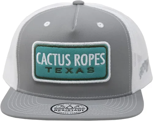 Vista 24 de HOOEY Adjustable Snapback Trucker Hat with Cactus Ropes Logo